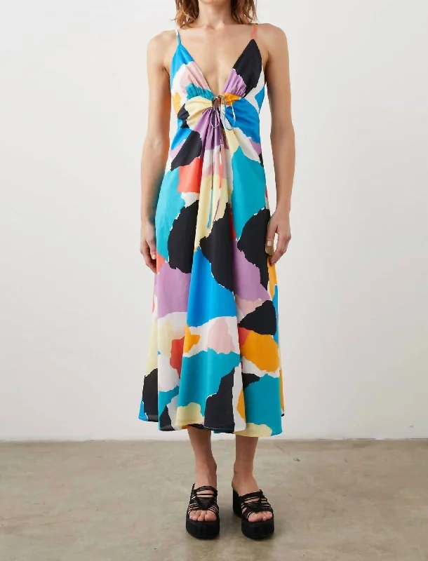 Sabina Dress In Summer Colorblock