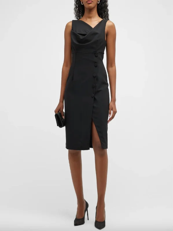 Bridget Sheath Dress In Black