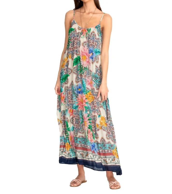 Hosta Maxi Dress In Multicolor