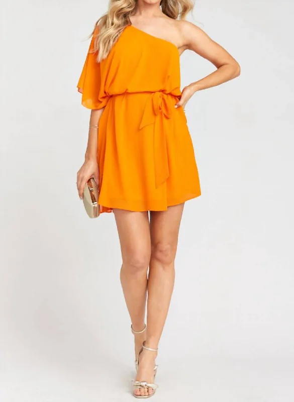 Trish Dress In Tangerine