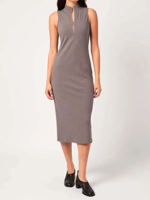 The Vara Dress In Grey