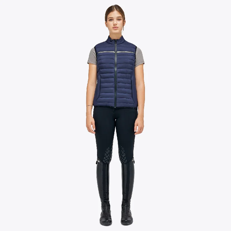 Cavalleria Toscana CT Team Highlight Quilted Nylon Puffer Vest