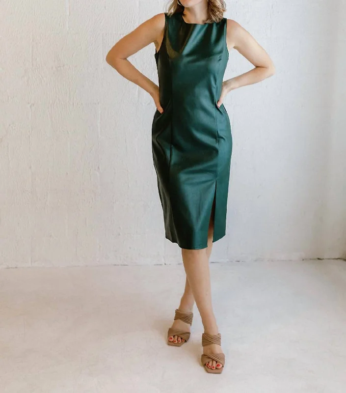 Suri Midi Dress In Pine