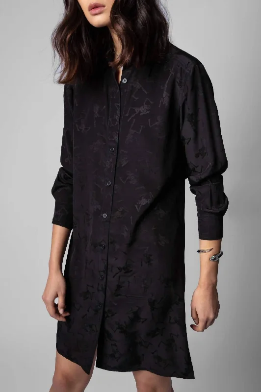 Rais Dress In Noir