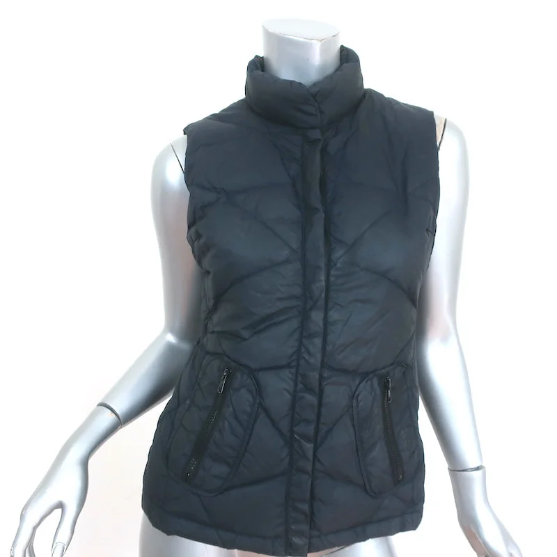 ADD Down Puffer Vest Black Size 2