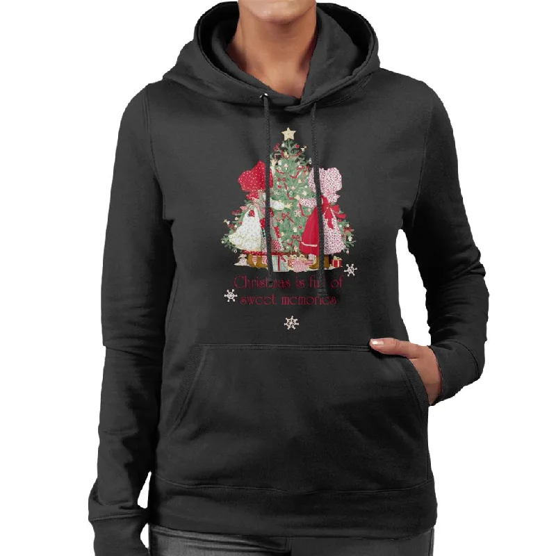 Holly Hobbie Christmas Sweet Memories Women's Hooded Sweatshirt