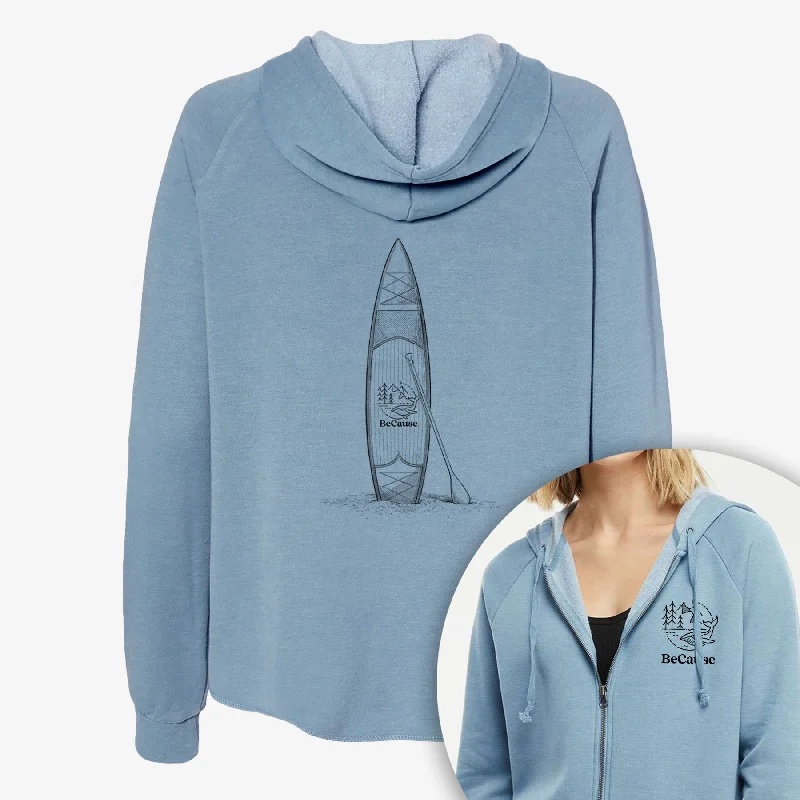 Stand-up Paddle Board - Women's Cali Wave Zip-Up Sweatshirt