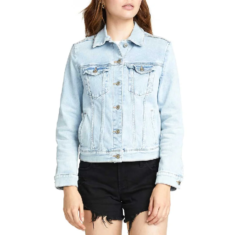 Silver Jeans Women's Boxy Crop Jean Jacket