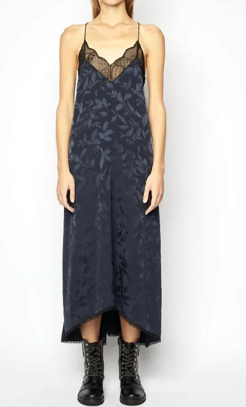 Risty Jac Ikat Dress In Encre