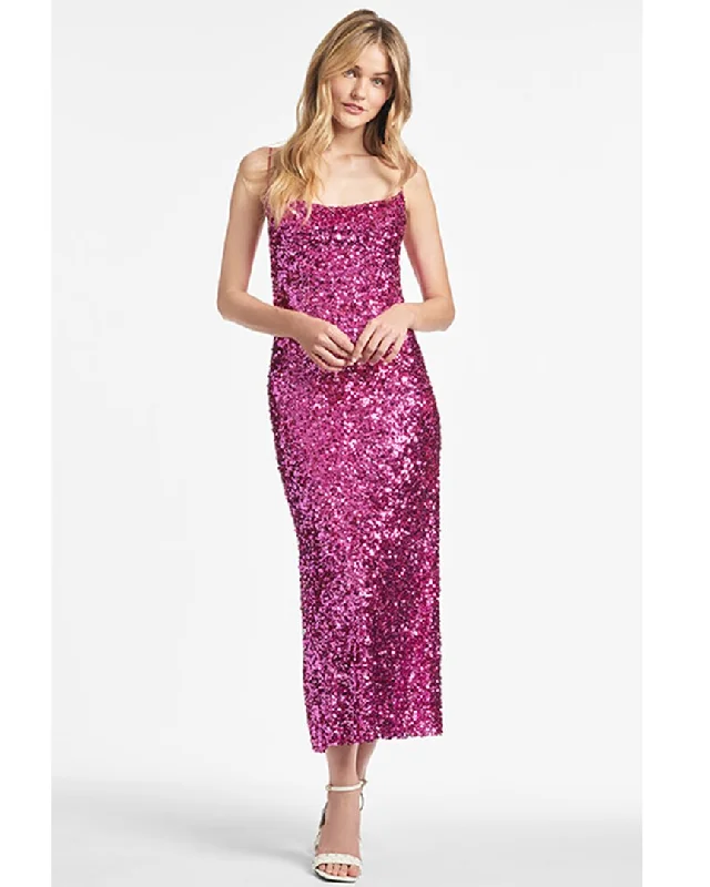 Sachin & Babi Sequin Sanza Midi Dress