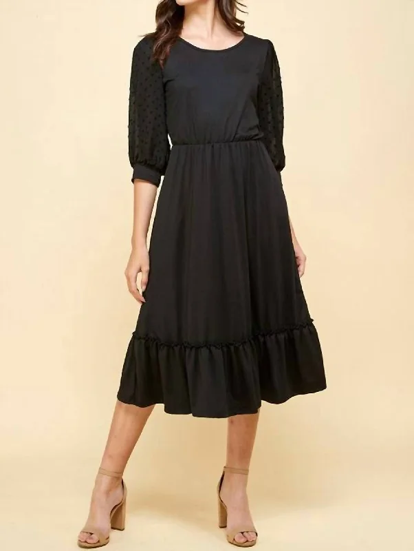 Quincy Dress In Black