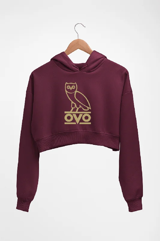 OVO Crop HOODIE FOR WOMEN