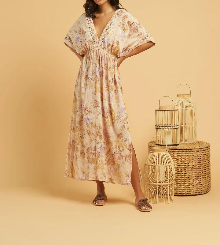 Madre Maxi Dress In Beige