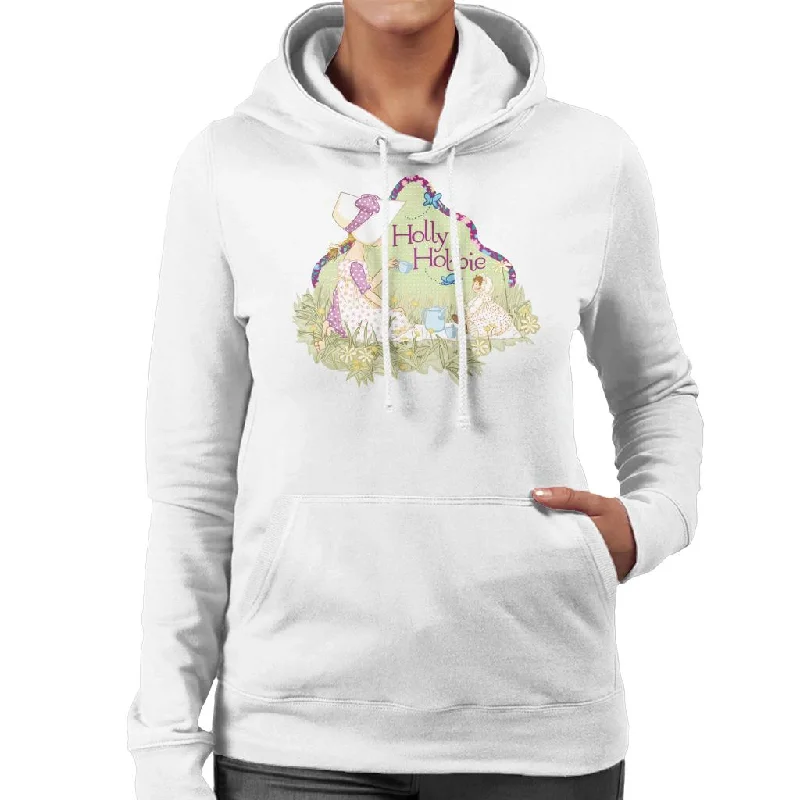 Holly Hobbie Classic Tea Party Women's Hooded Sweatshirt