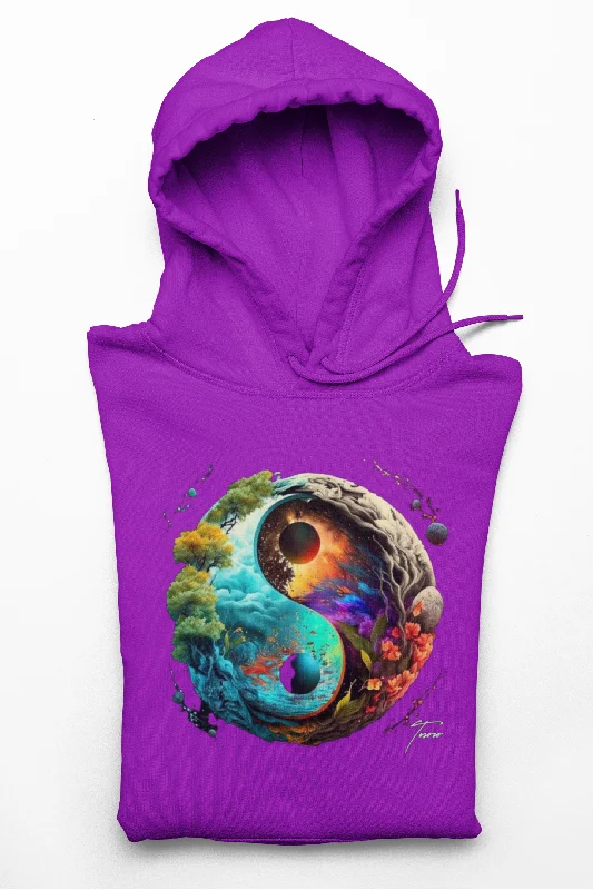 YING YANG WOMENS HOODIE