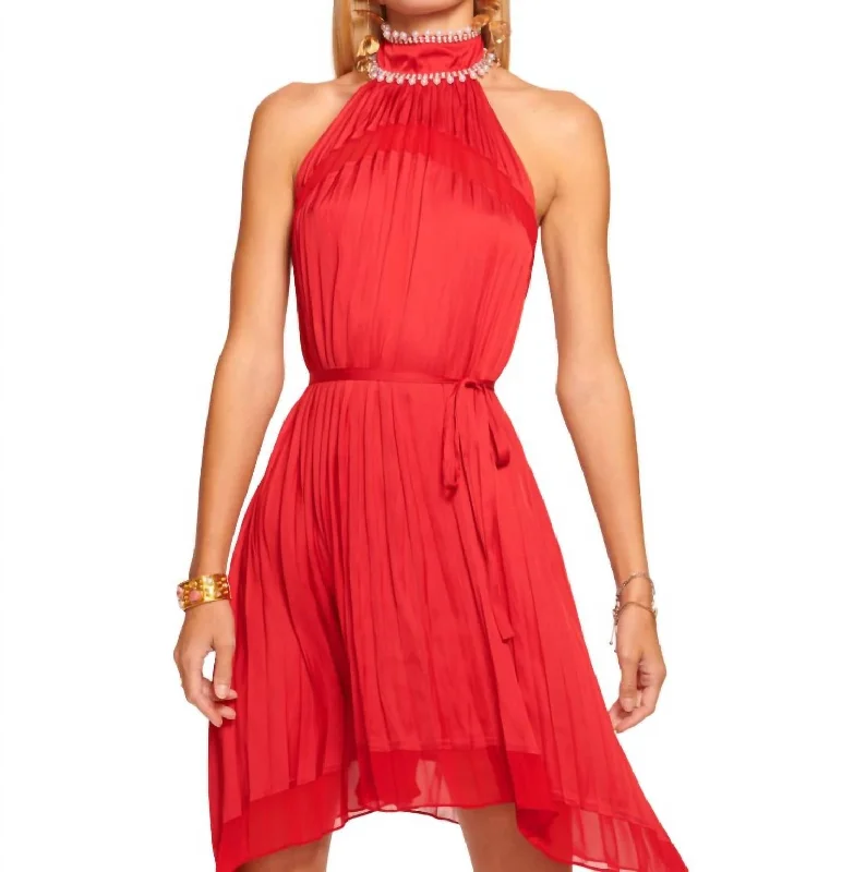 Sylvia Dress In Soiree Red