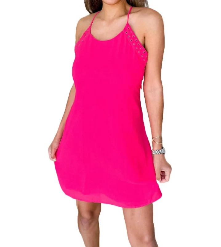 Callie Racerback Dress In Pink