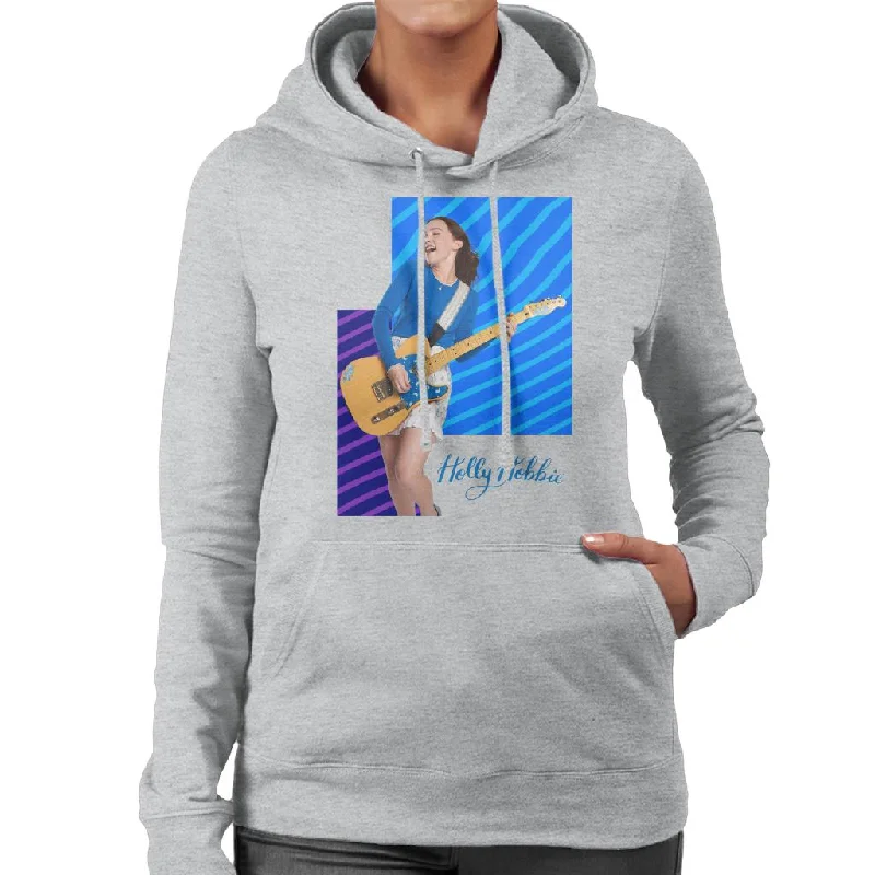 Holly Hobbie Playing Guitar Women's Hooded Sweatshirt