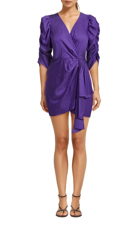 Amara Dress In Purple