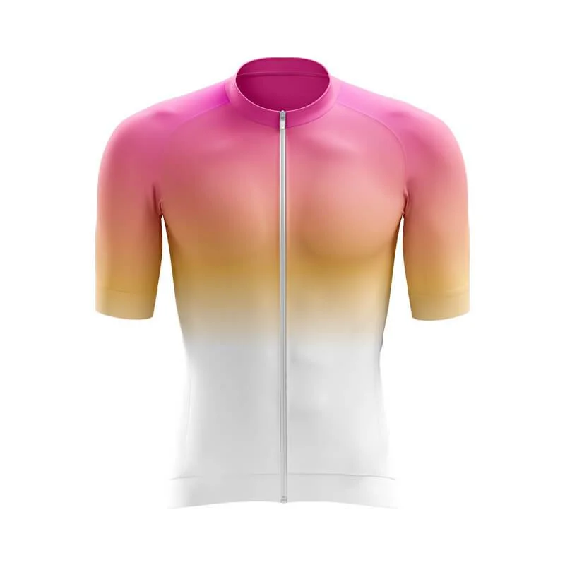 Pink Yellow & White Gradient Aero Jerseys