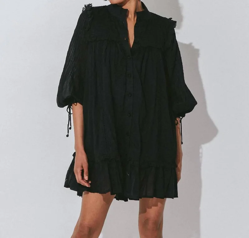 Abby Mini Dress In Black