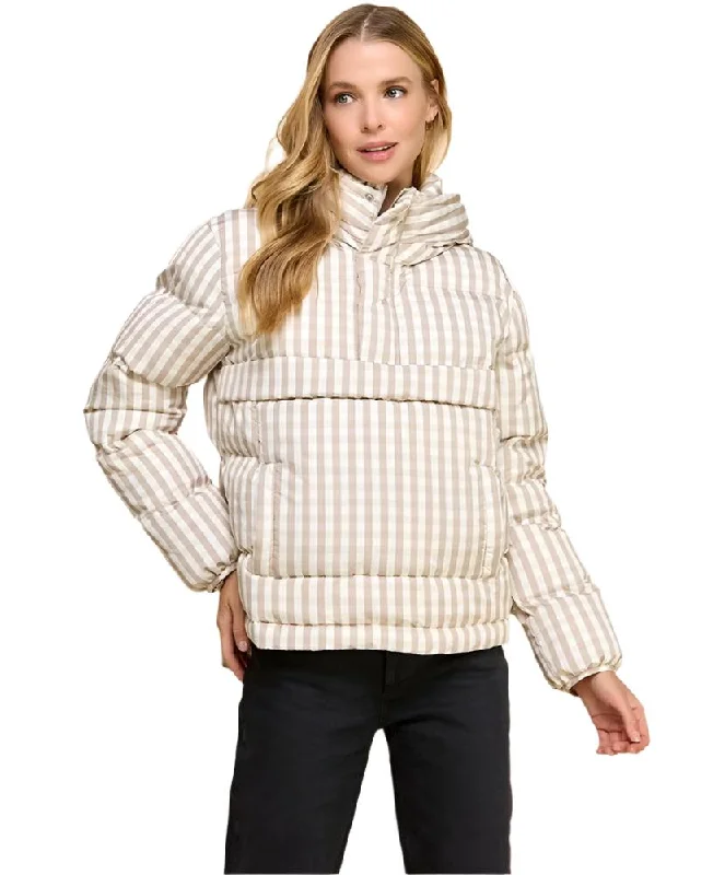 Gracie Gingham Puffer