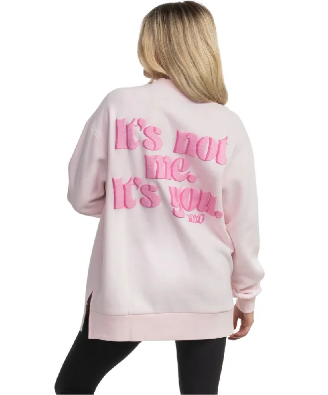 Southern Shirt - Happy Thoughts It's Not Me Puff Print Sweatshirt