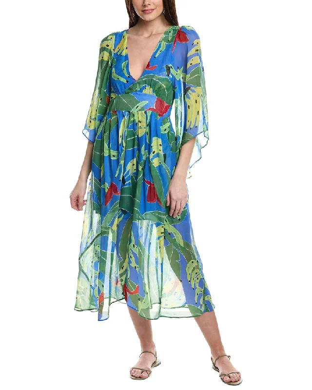 FARM Rio Banana Leaves Maxi Dress