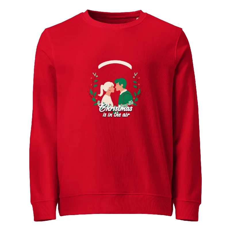 Christmas In Air Graphics Organic Sweatshirt