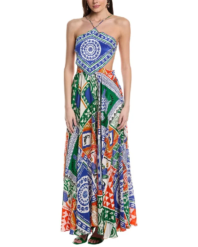 FARM Rio Pitta Colors Maxi Dress