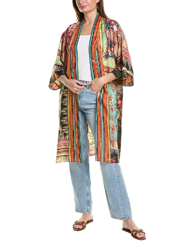 Johnny Was Petite Journey Silk Reversible Kimono