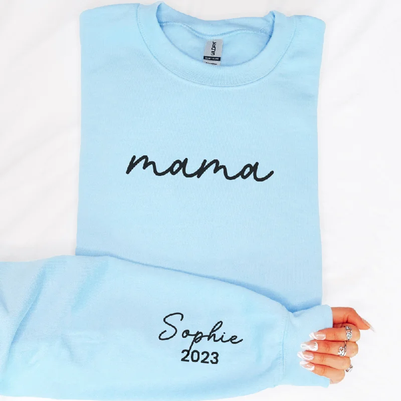 On My Sleeve Personalised Mama Sweatshirt