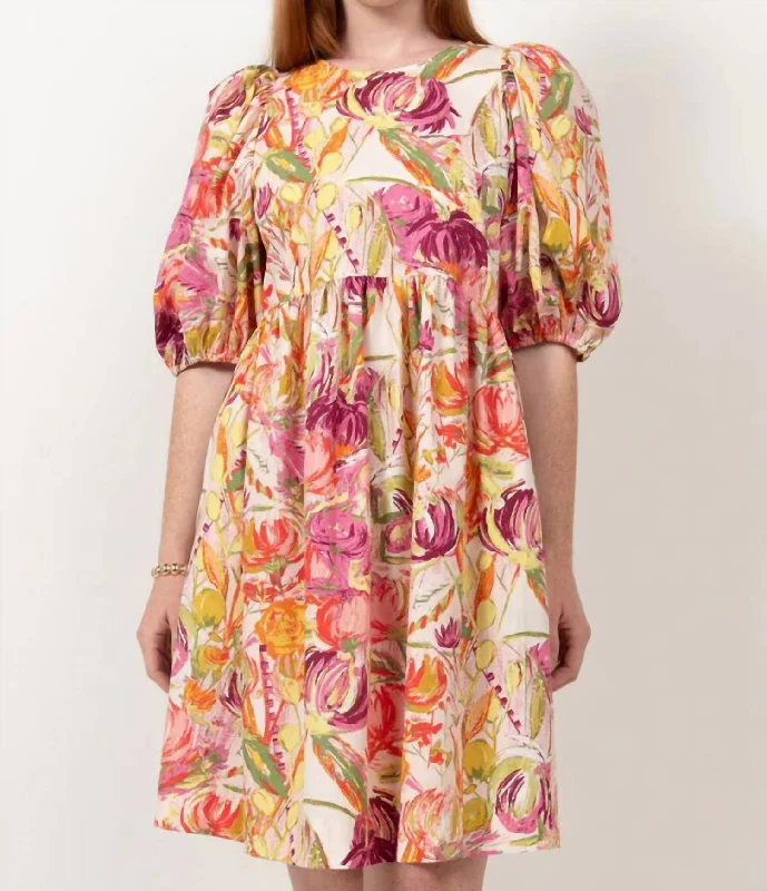 Desert Morning Dress In Floral