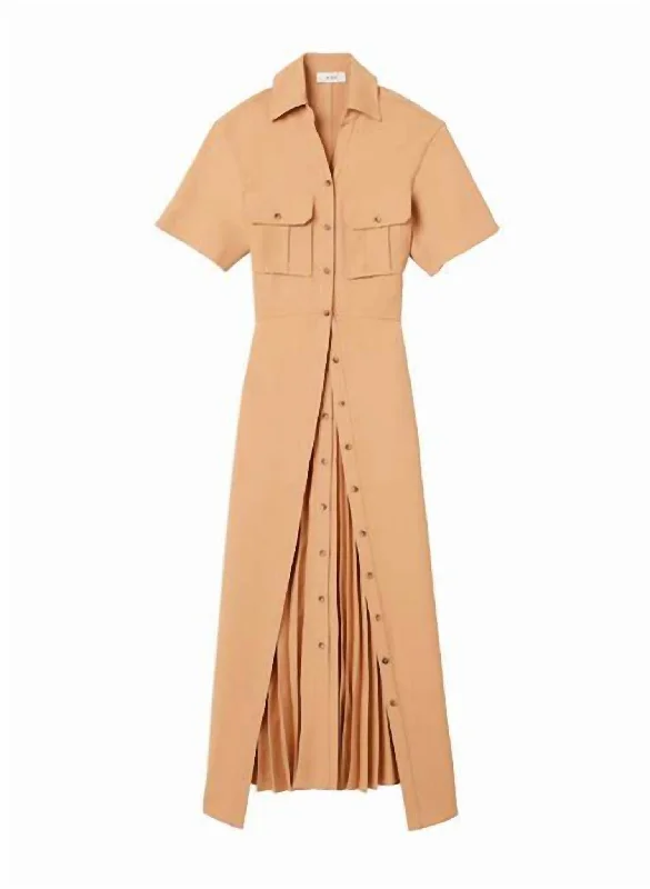 Women's Florence Midi Dress In Tan