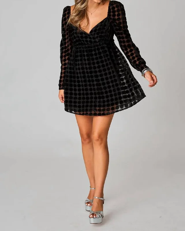 Fallon Dress- Black In Goth