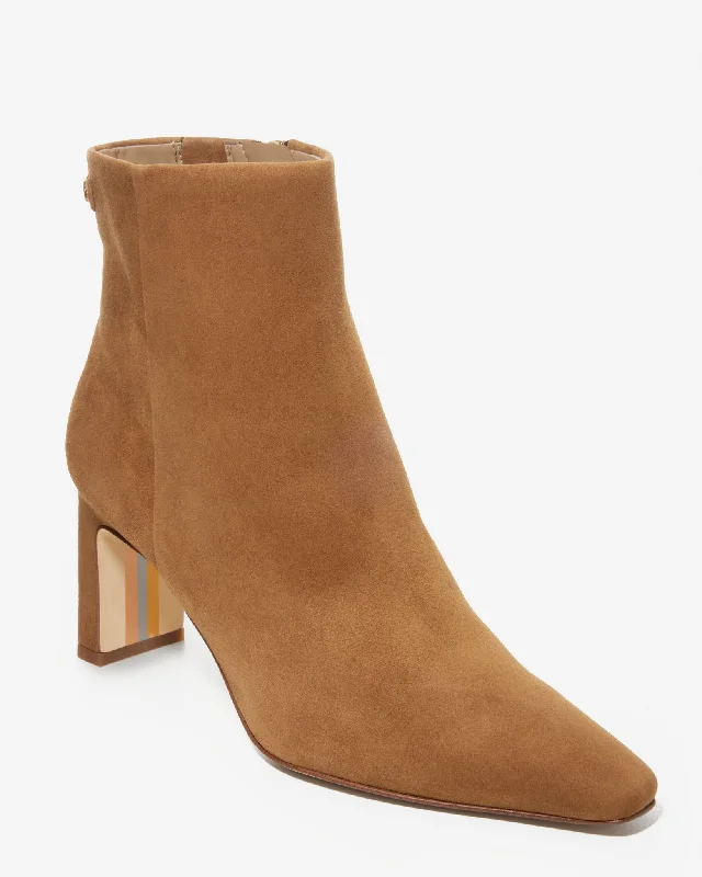 Super Sale Pointed Toe Bootie Cognac