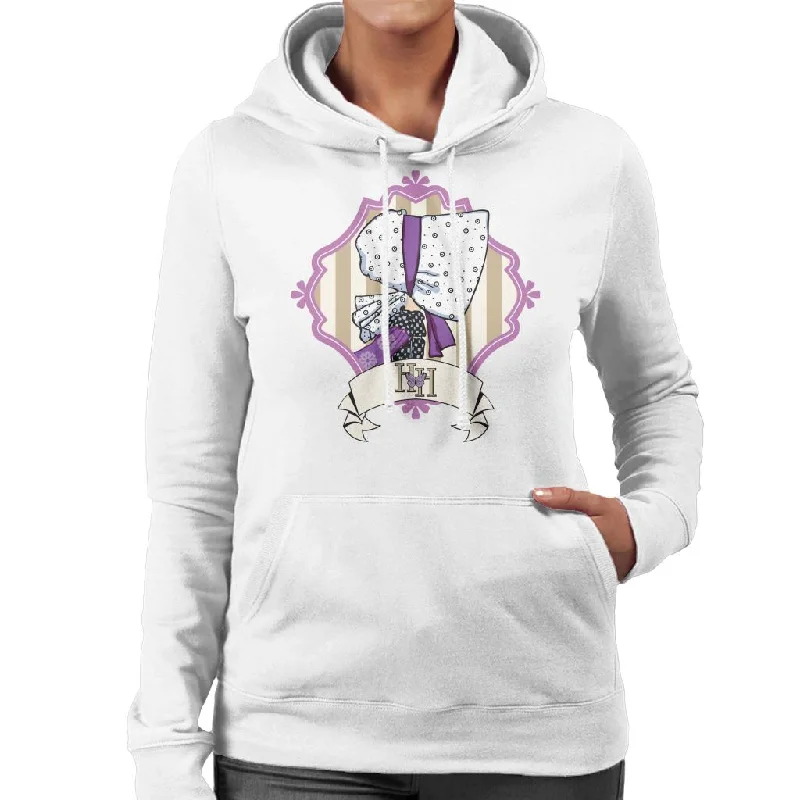 Holly Hobbie Classic Bonnet Side Profile Women's Hooded Sweatshirt