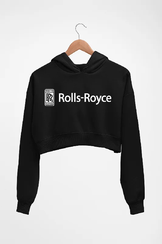 Rolls Royce Crop HOODIE FOR WOMEN