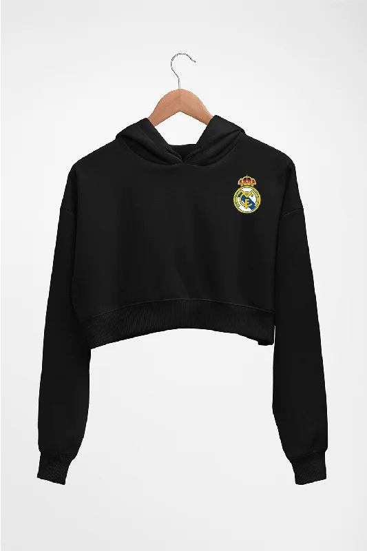 Real Madrid Logo Crop HOODIE FOR WOMEN