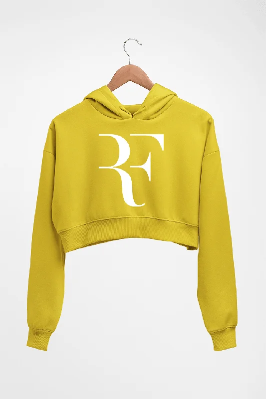 Roger Federer_RF Crop HOODIE FOR WOMEN