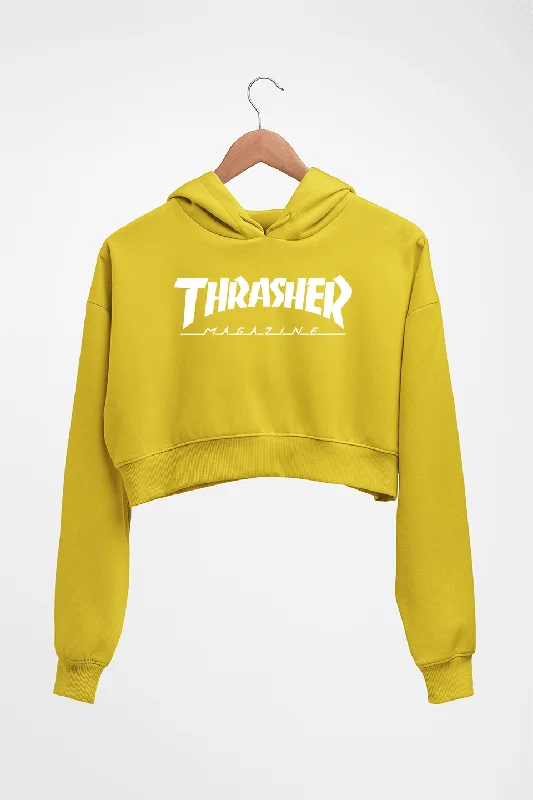 Thrasher Magazine Crop HOODIE FOR WOMEN