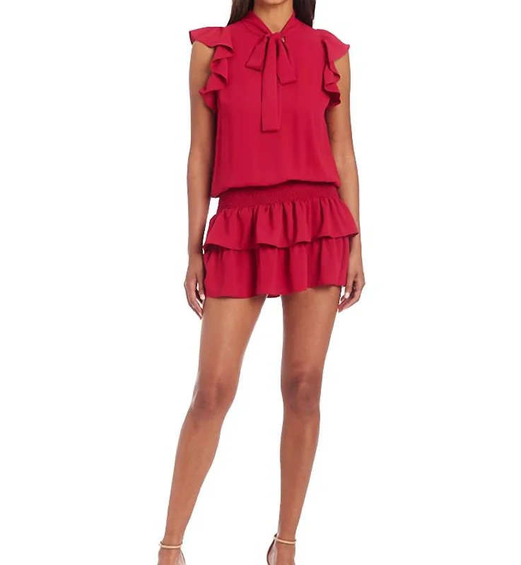 Essen Dress In Red