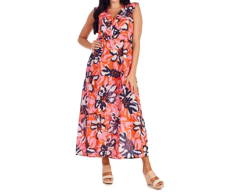 Tanya Maxi Dress In Floral