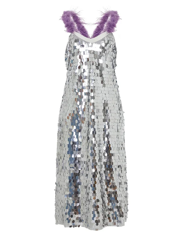 Sequined Long Dress