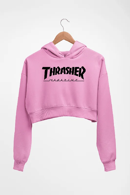 Thrasher Magazine Crop HOODIE FOR WOMEN