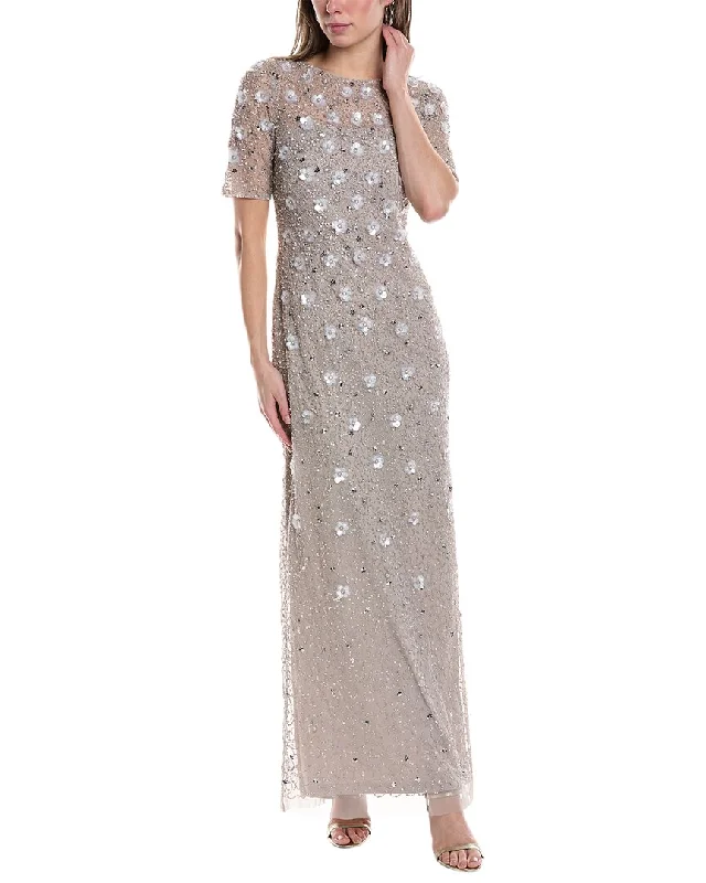 Adrianna Papell Beaded Gown