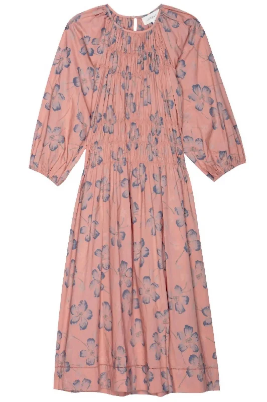 The Cobblestone Dress In Vintage Petal Print