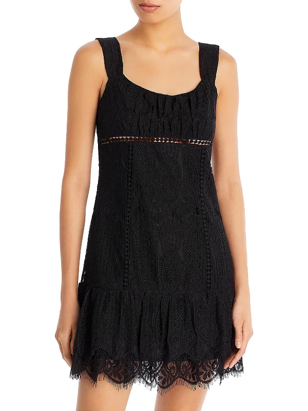 Womens Lace Mini Sundress