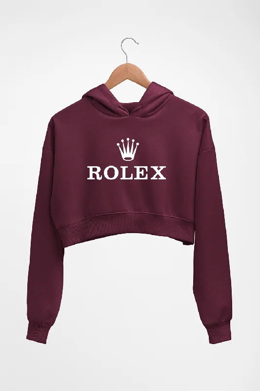 Rolex Crop HOODIE FOR WOMEN