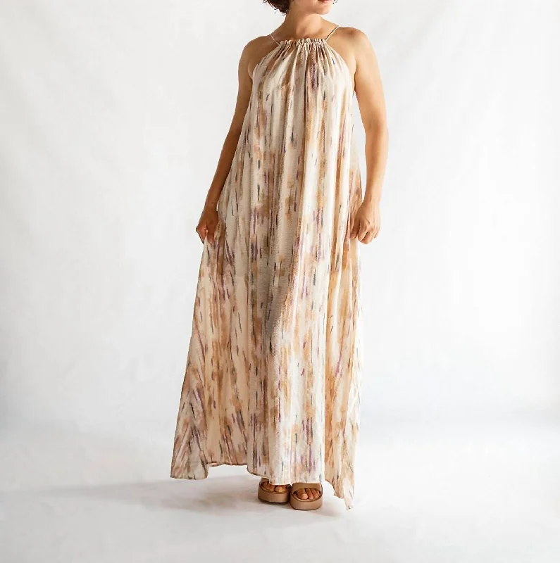 On And On Maxi Dress In Blush Multi